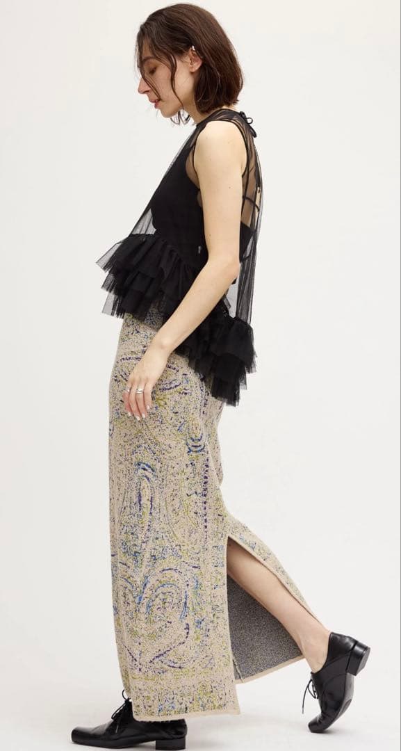 新品！AmeriVINTAGE ASMEE I LINE KNIT SKIRT