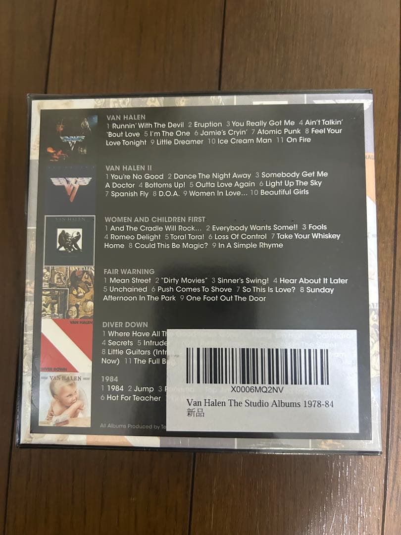 未開封 VAN HALEN 1978-1984 BOX 2013年来日告知付