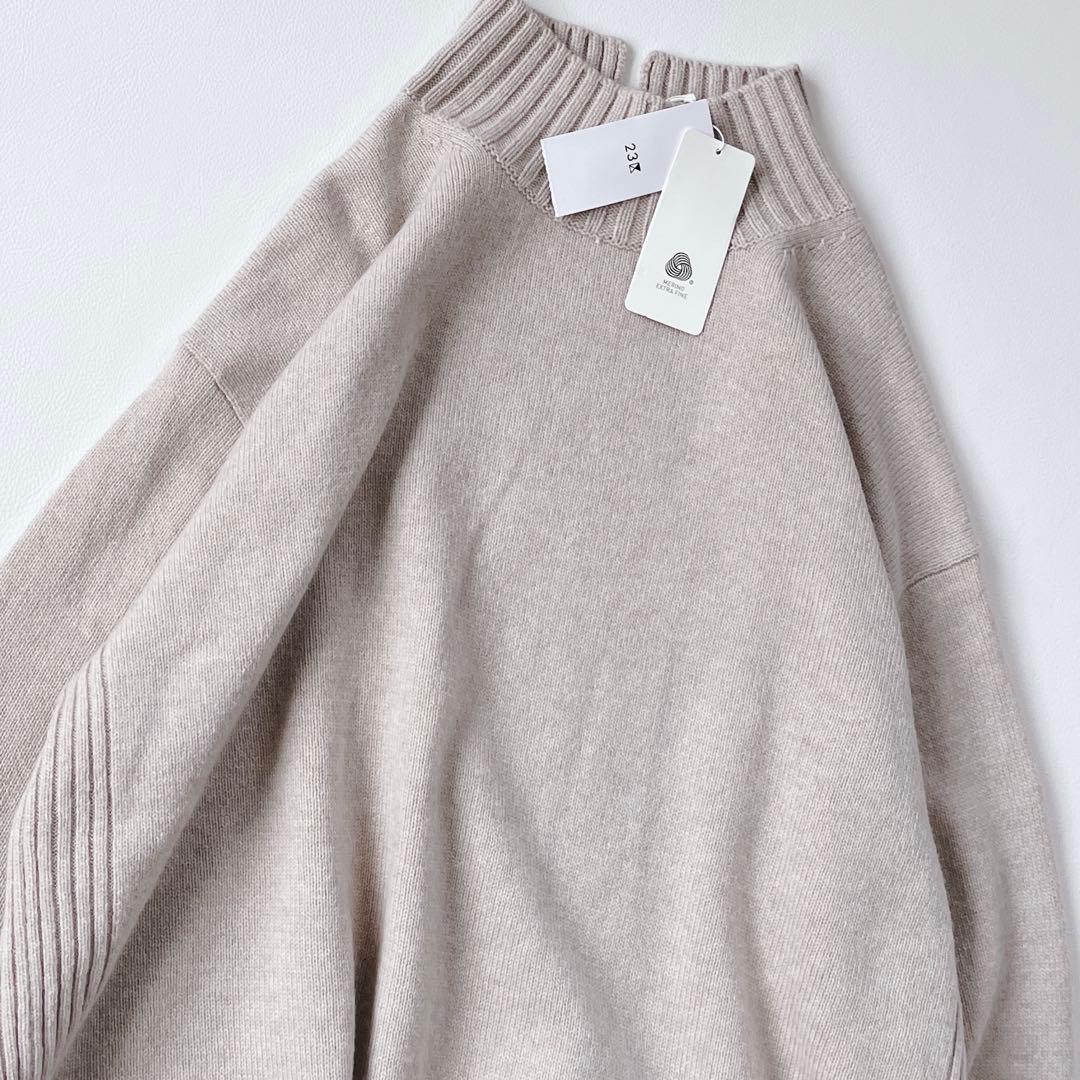 未使用✨タグ付き　24AW 23区 カシミヤブレンド　ハイネックニット