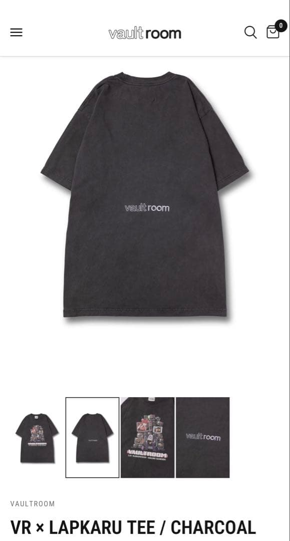 【新品*未開封】 VR × LAPKARU TEE 【XL】