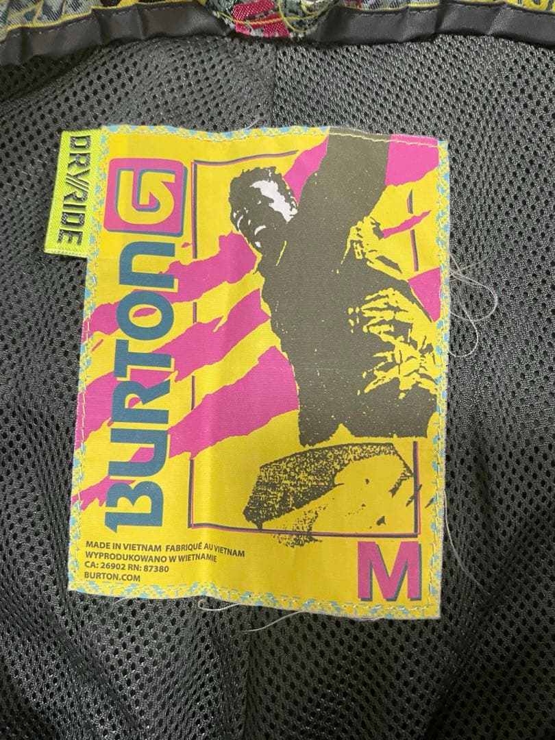 BURTON バートン DRY RIDE 黒スノーボードパンツM
