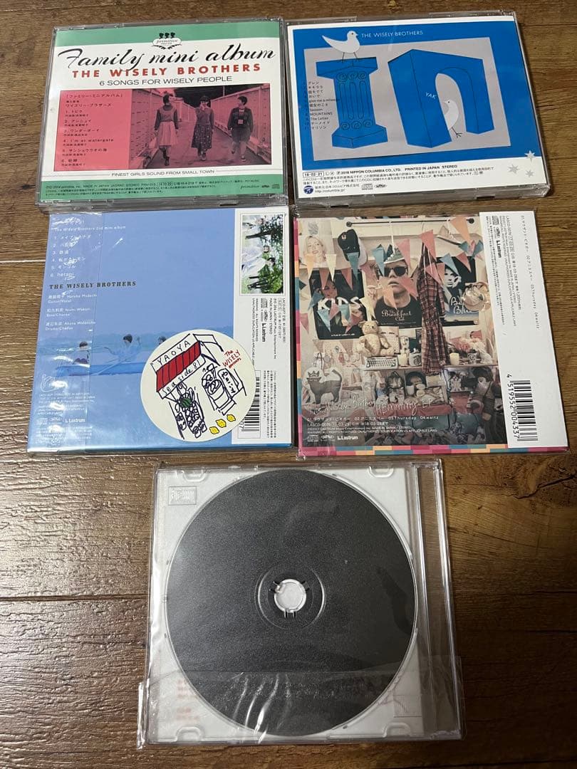 The Wisely Brothers CD5枚セット（1枚サイン入）鉛筆付き