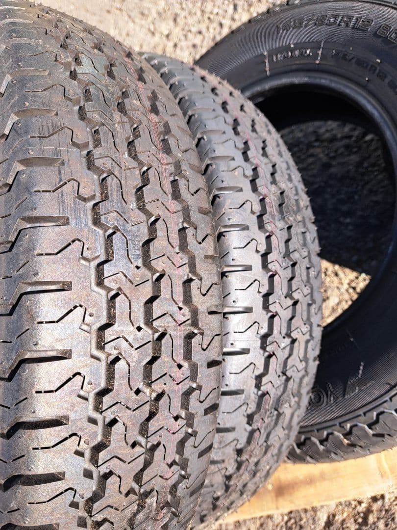 新品保管品！横浜ヨコハマスーパーVAN355 145/80R12LT送料￥300