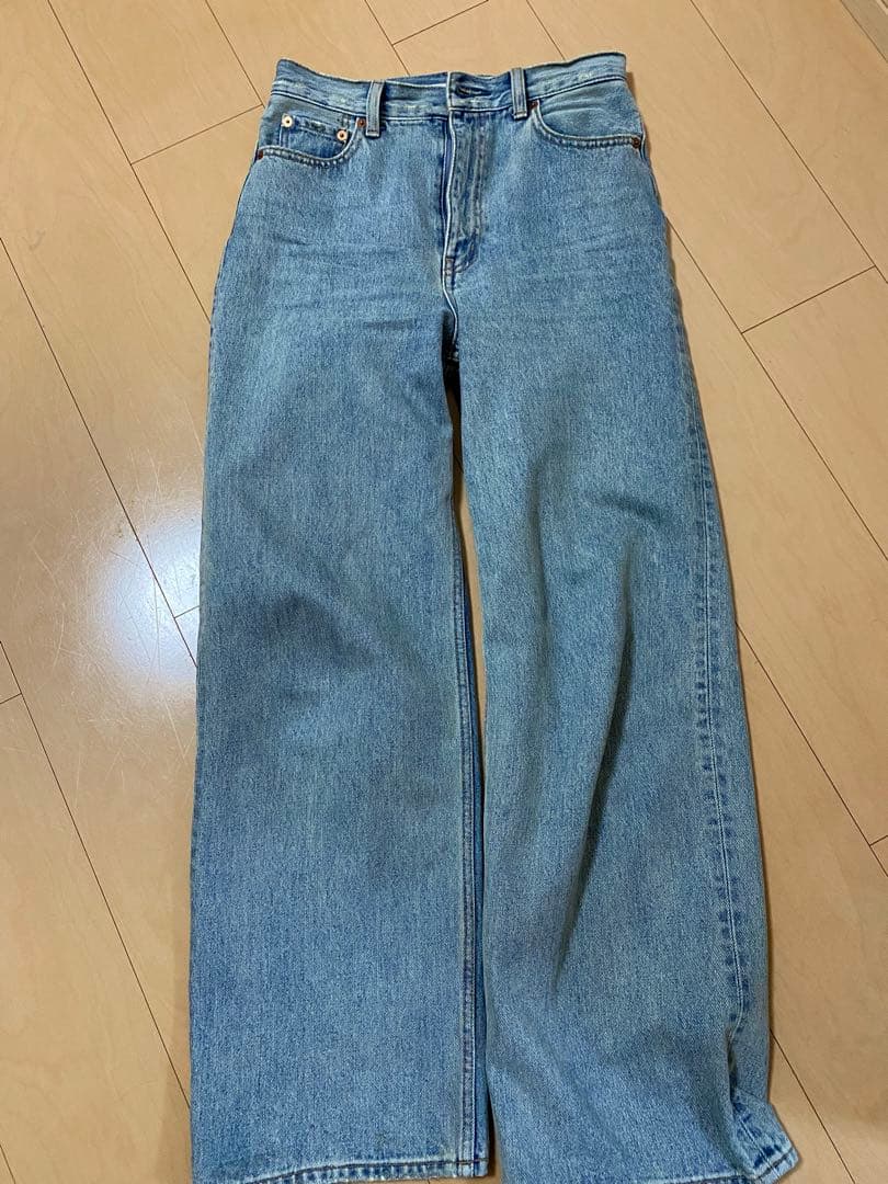 パンツ moussy HW 90S STRAIGHT
