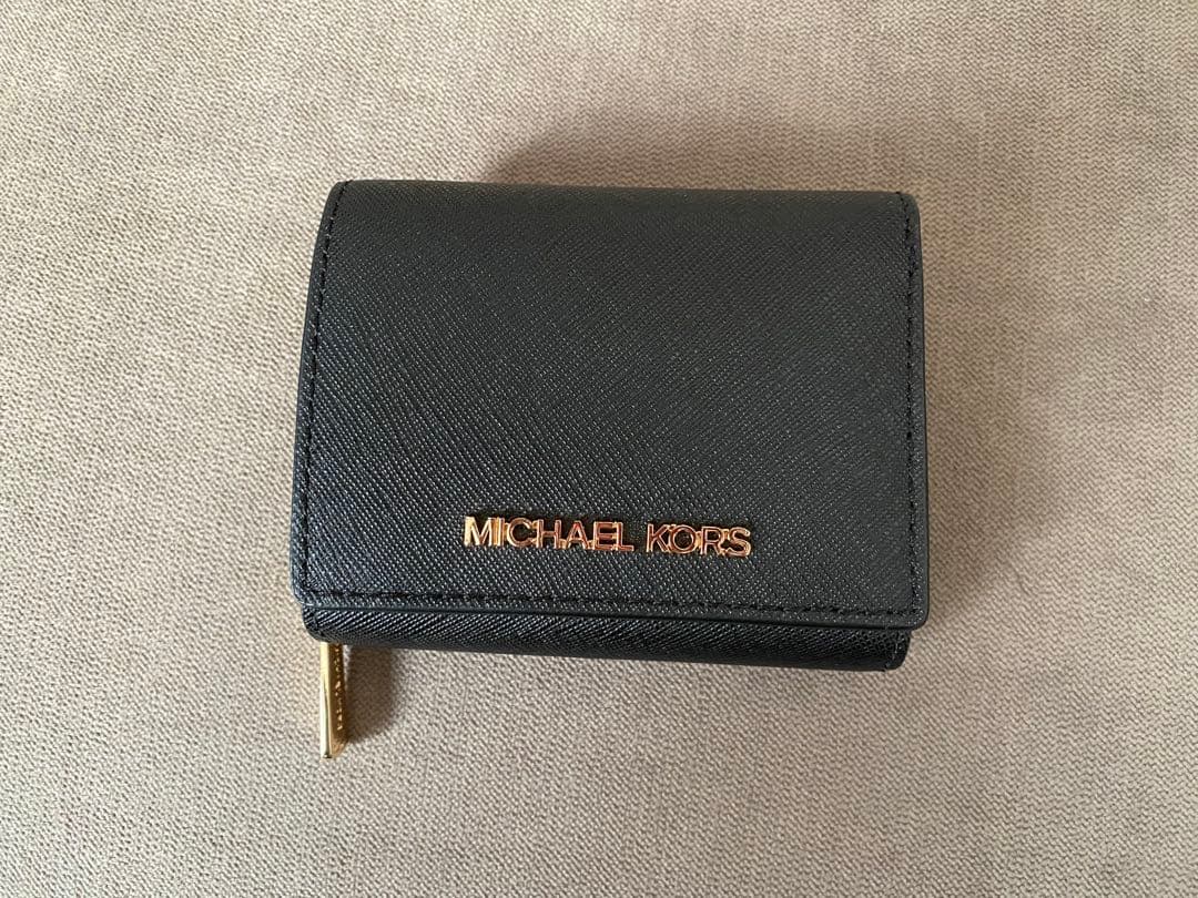 MICHAEL KORS 三つ折り財布 ブラック