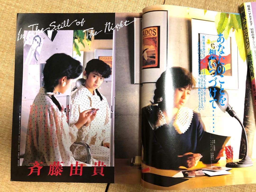 明星ヘアカタログ1985年秋の号【表紙】岡田有希子