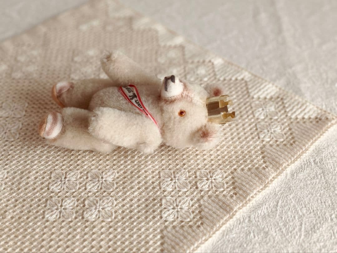 * vintage bear ❀ クリーム色の ベルリン・ベア