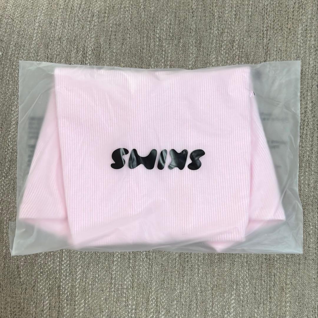 トップス SKIMS COTTON RIB T-SHIRT Cherry Blossom