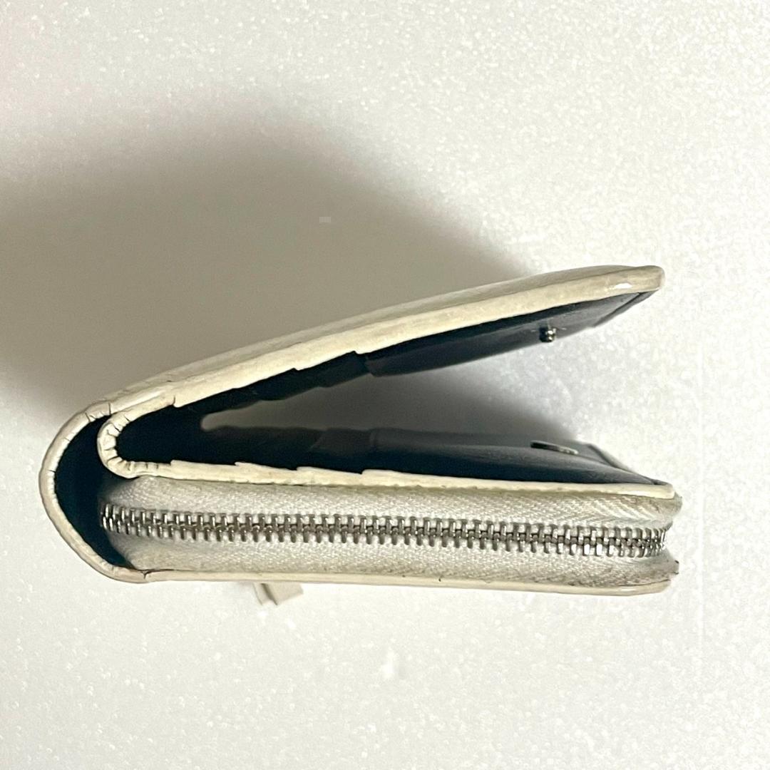 BALENCIAGA バレンシアガ 二つ折り財布 ホワイト レザー ブランド