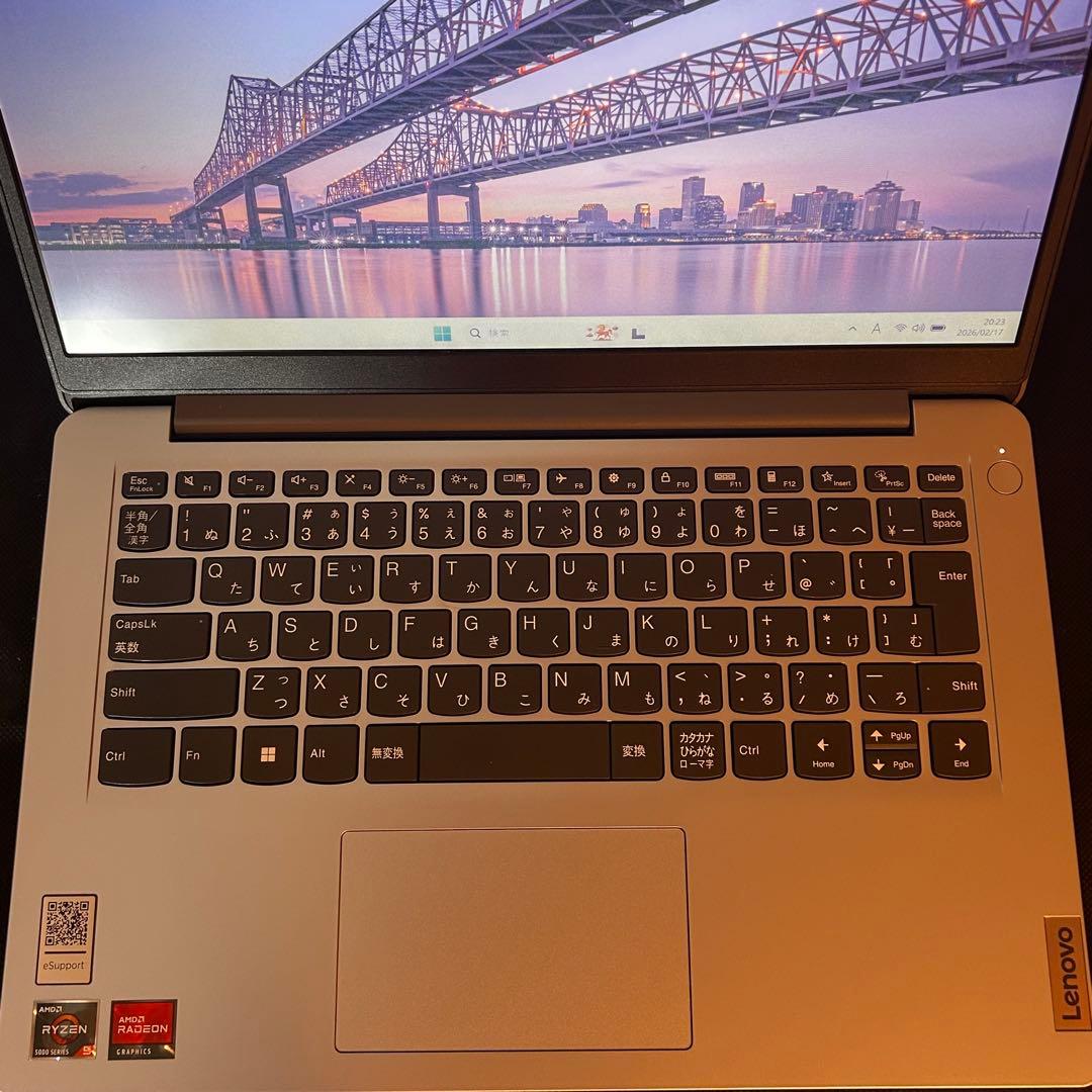 【極美品】ThinkPad Ryzen5 5500U 8G SSDWin11鞄付