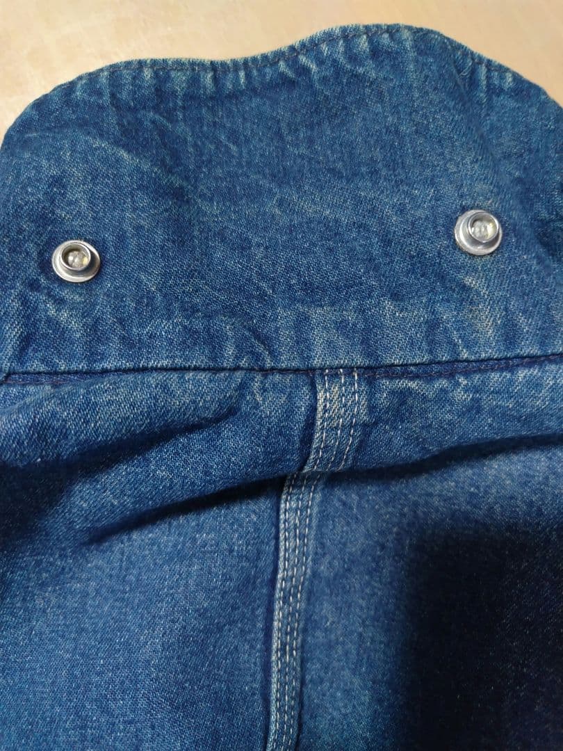 【袖ダメージ】Carhartt デニムカバーオール ブランケット L 90s?