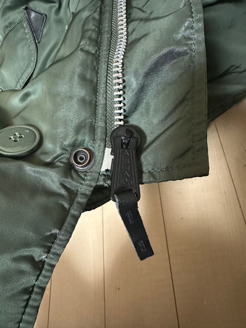 ALPHA INDUSTRIES N-3B フライトジャケット グリーン L
