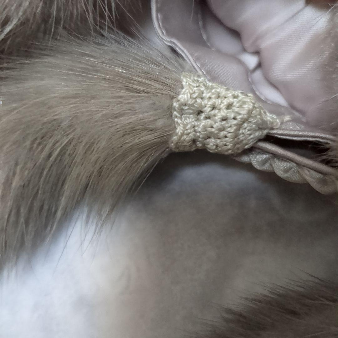 未使用　　サガミンク　ショール　グレー　タグ付き