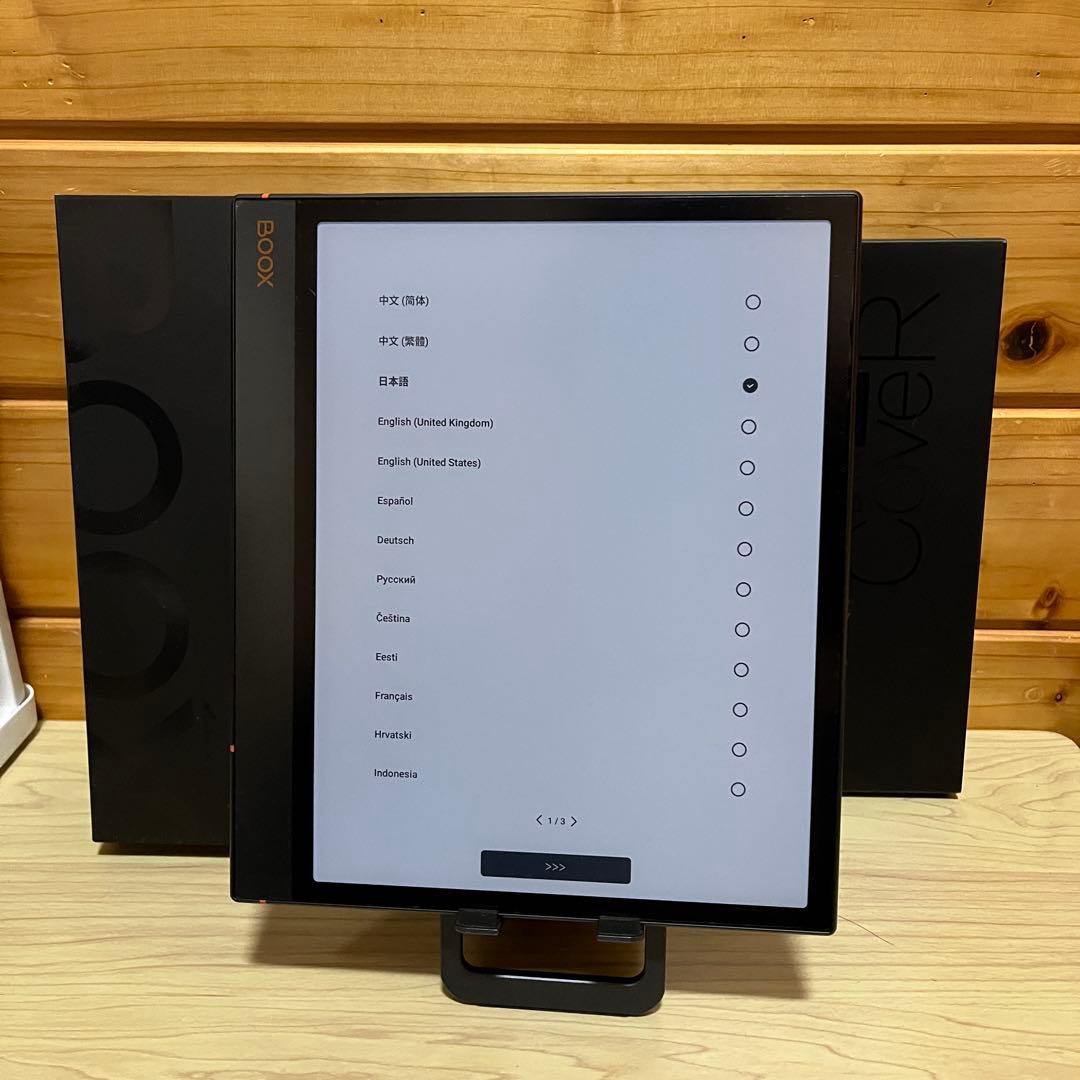 BOOX Note Air3 C カラー 電子ペーパー 純正ケース付き