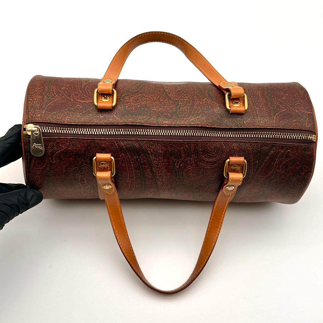 ✨美品✨ ETRO エトロ ボストンバッグ ミニ ハンドバッグ ペイズリー 希少