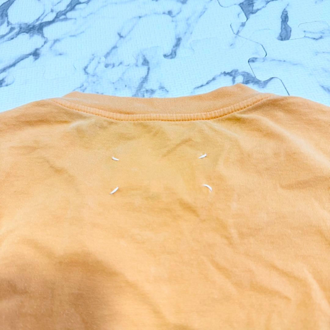 美品 メゾンマルジェラ Maison Margiela 10 Tシャツ オレンジ