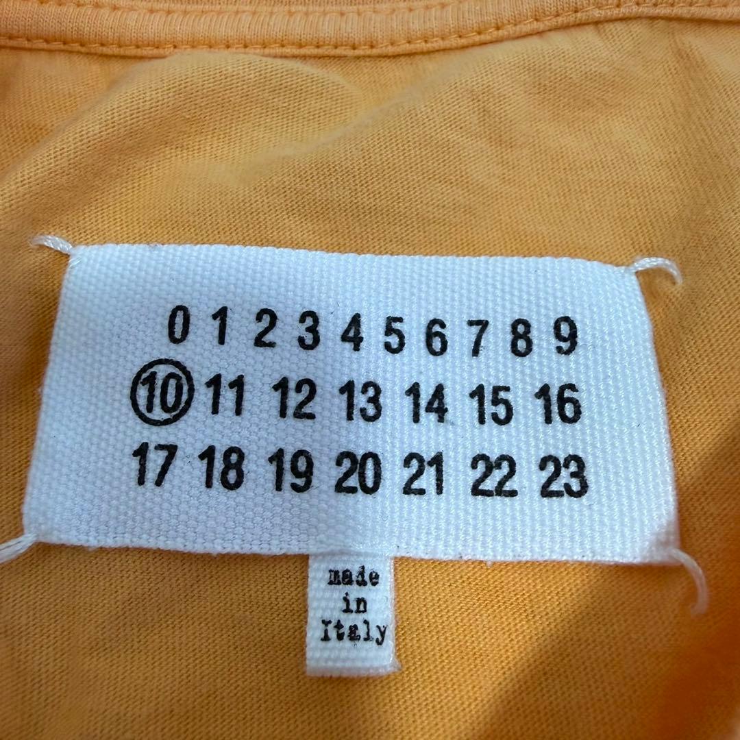 美品 メゾンマルジェラ Maison Margiela 10 Tシャツ オレンジ