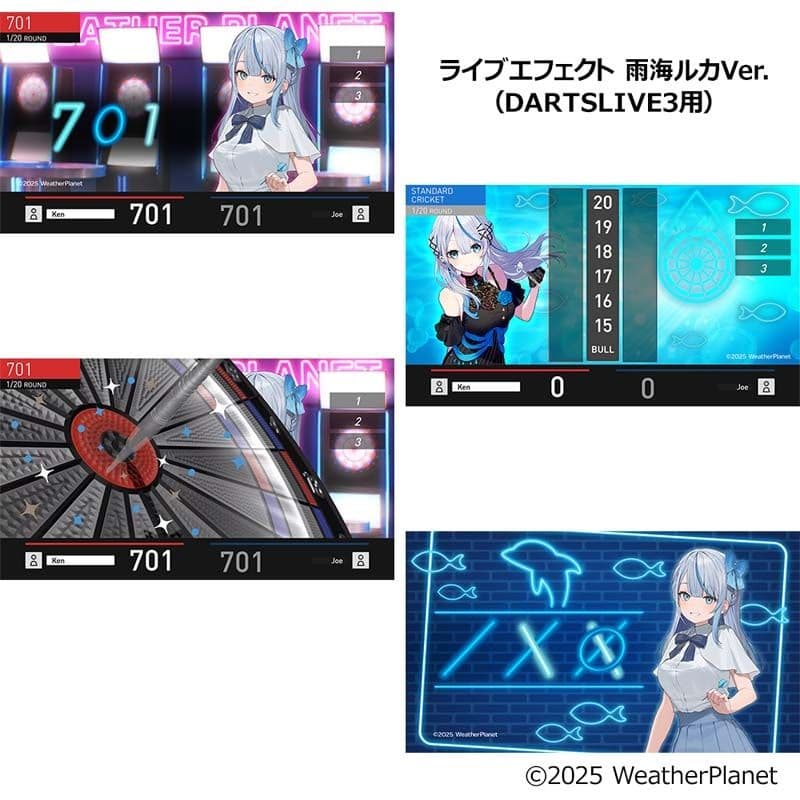 【廃盤レア】Weather Planet ダーツセット（ダーツライブカード付き）