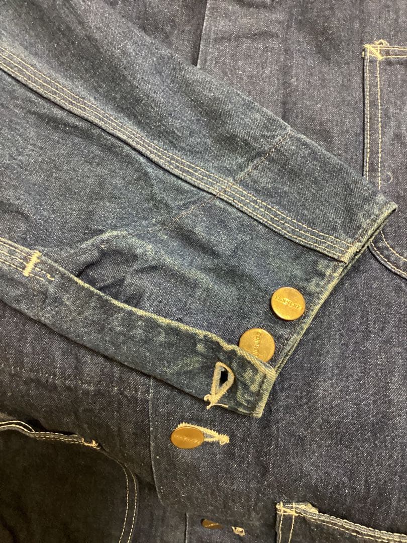 Carhartt ネイビー デニム カバーオール