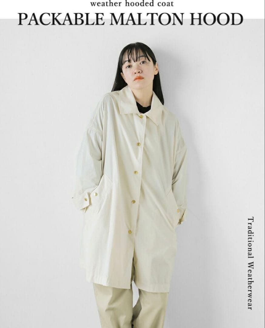 Traditional Weatherwear ホワイトロングコート