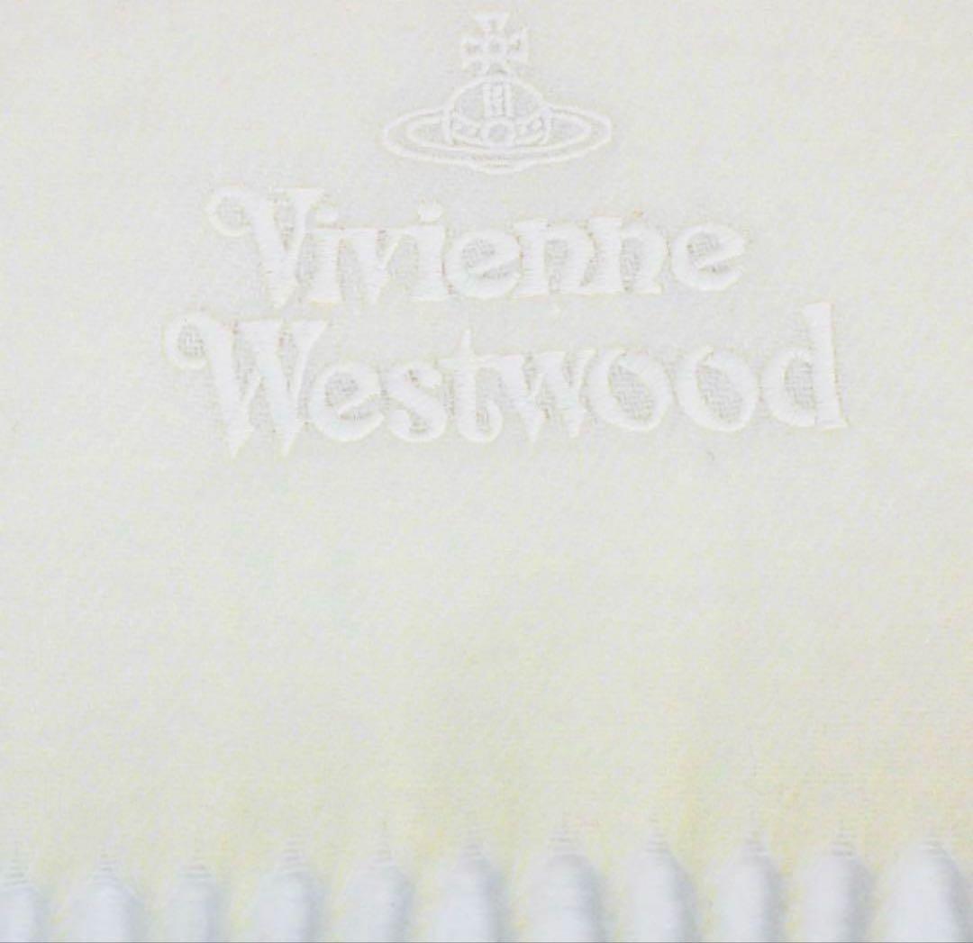 美品 Vivienne Westwood ヴィヴィアンウエストウッド マフラー白