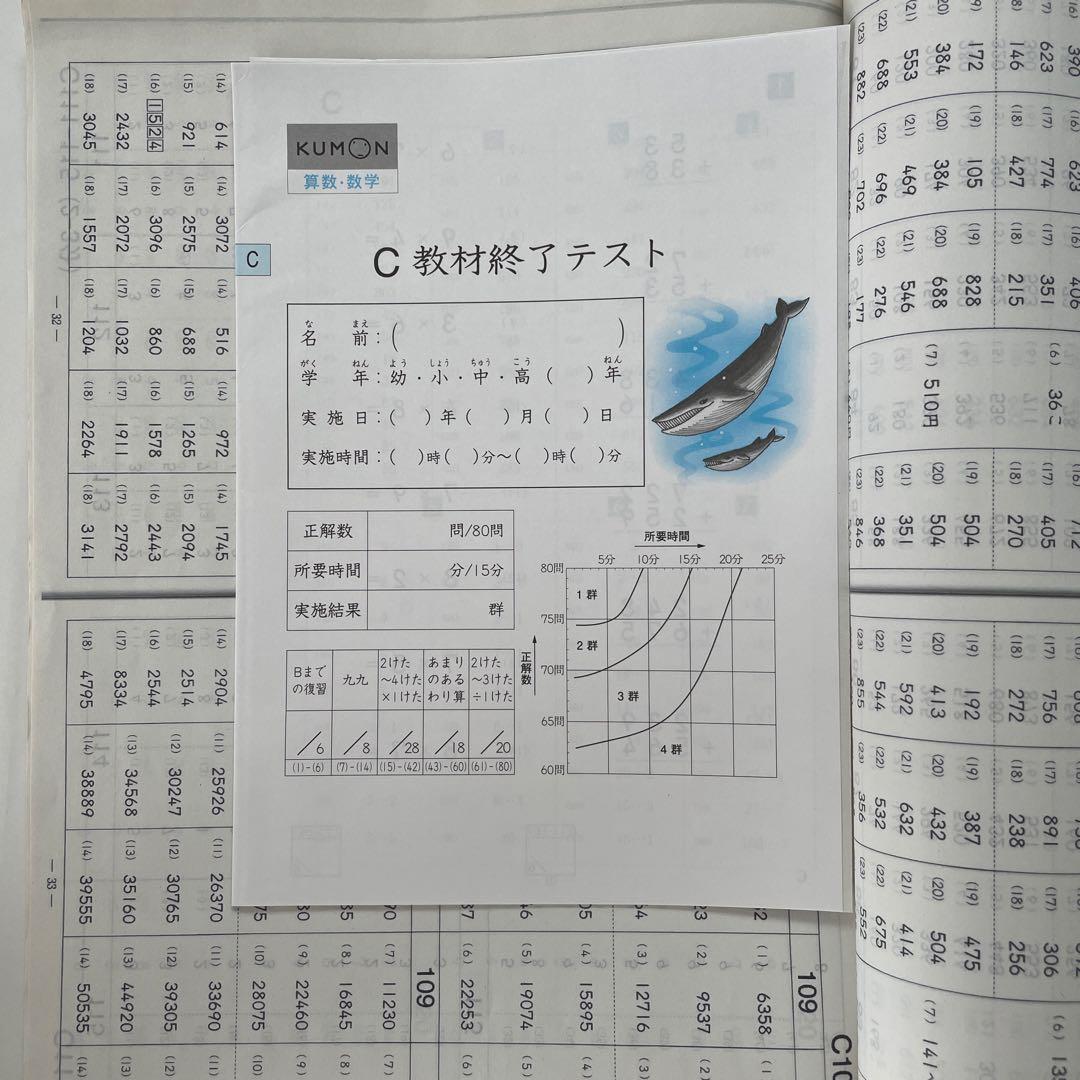 計算C 200枚　(公文）