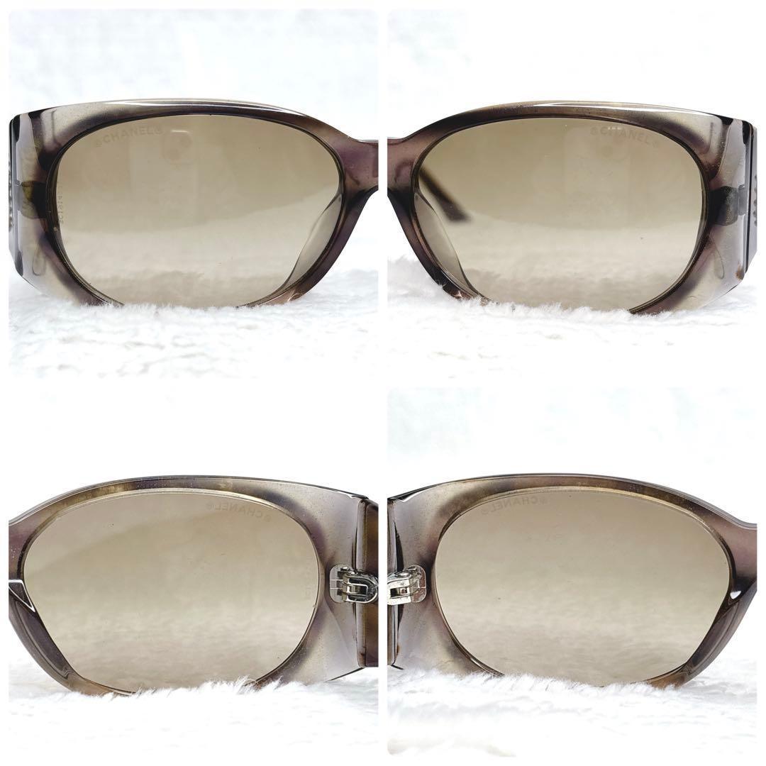小物 CHANEL Pearl CC Logo Vintage Sunglasses