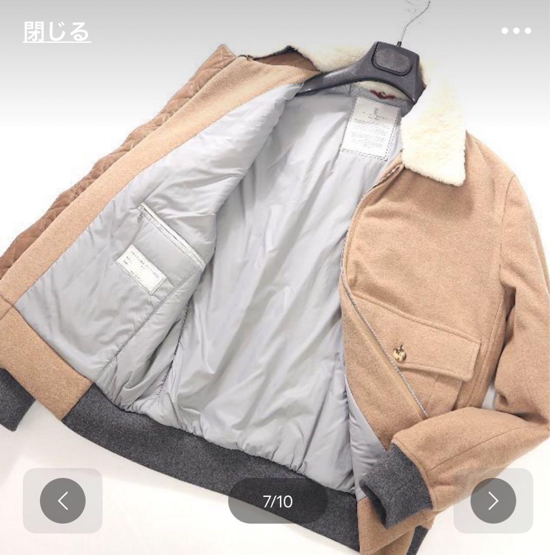 ブルネロクチネリ ボンバーファージャケット