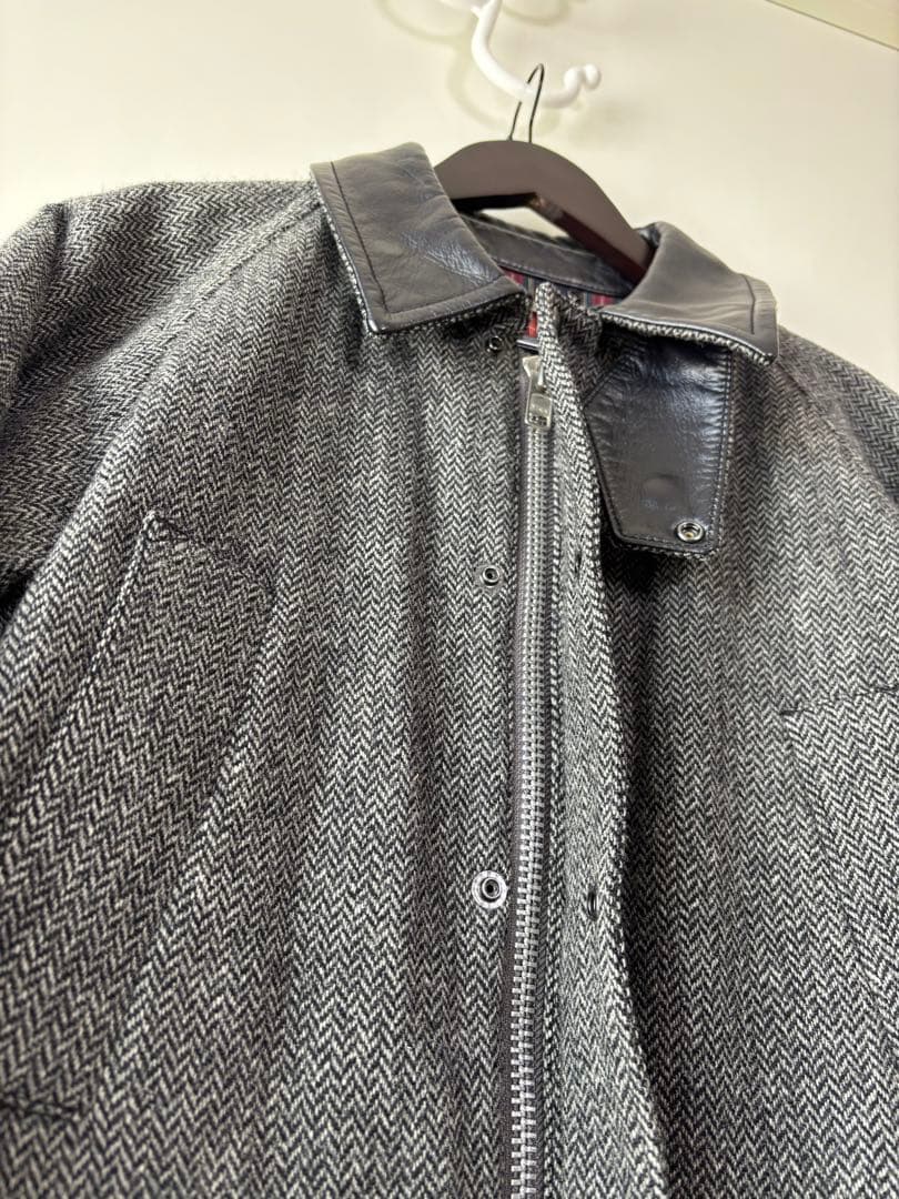 Monkey Time Tweed ヘリンボーンウールカバーオールジャケット