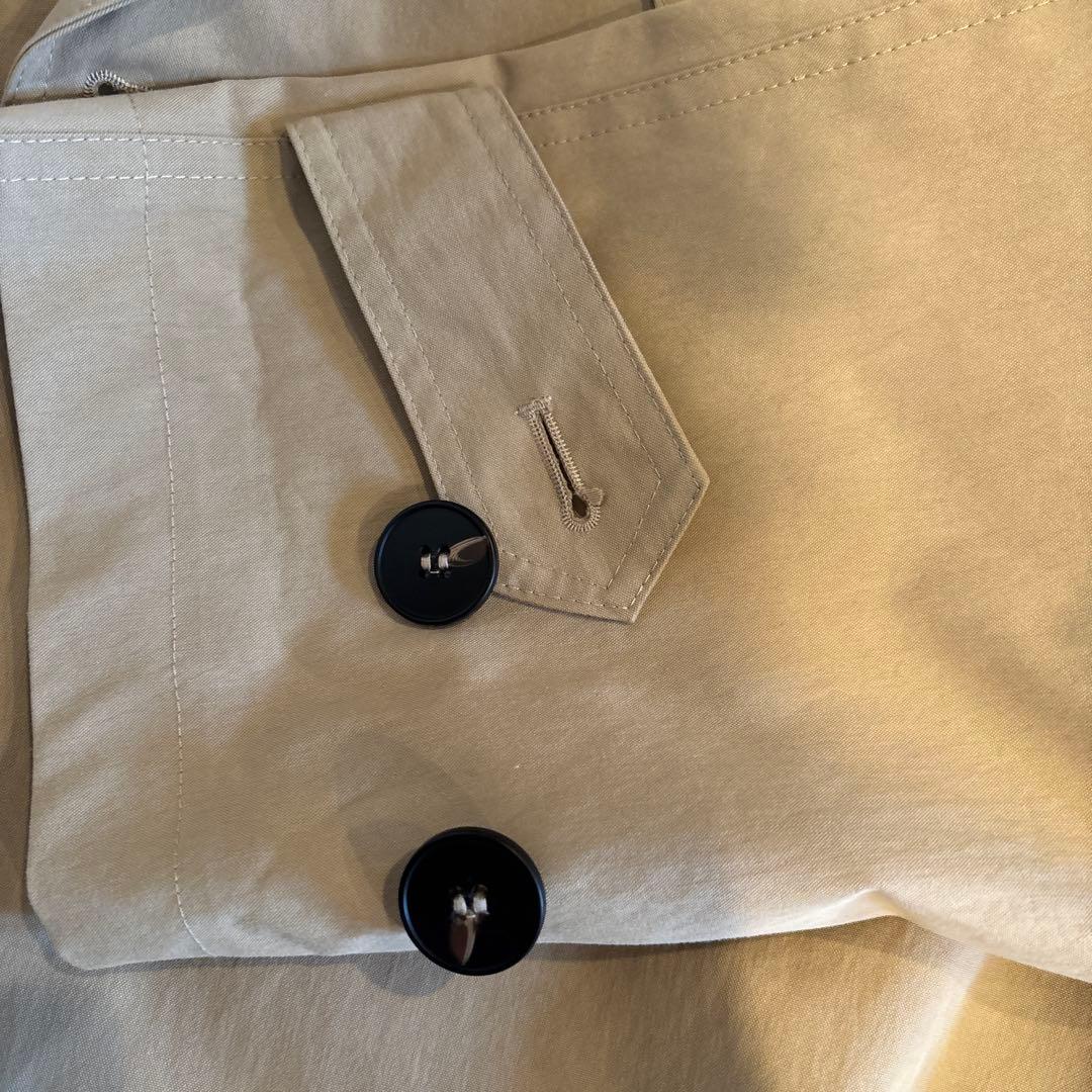【完売品】ZARA ショートトレンチ　ショルダーパット付き XS