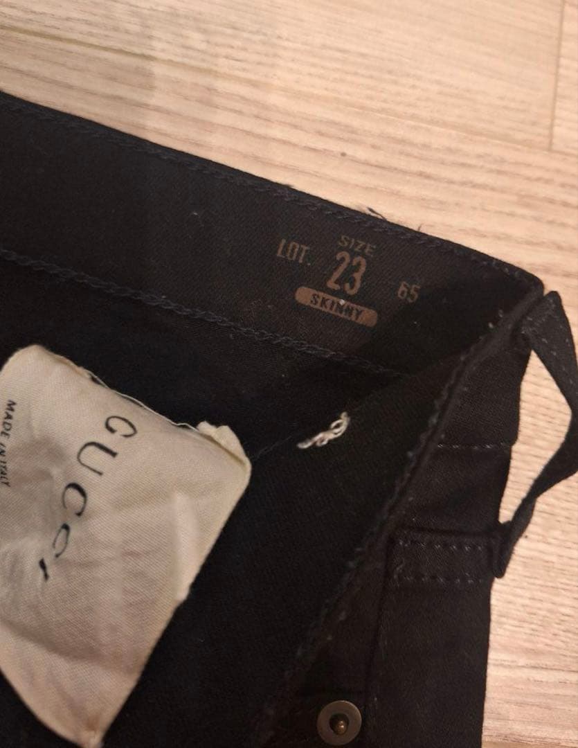GUCCI　パンサー　スキニーデニム