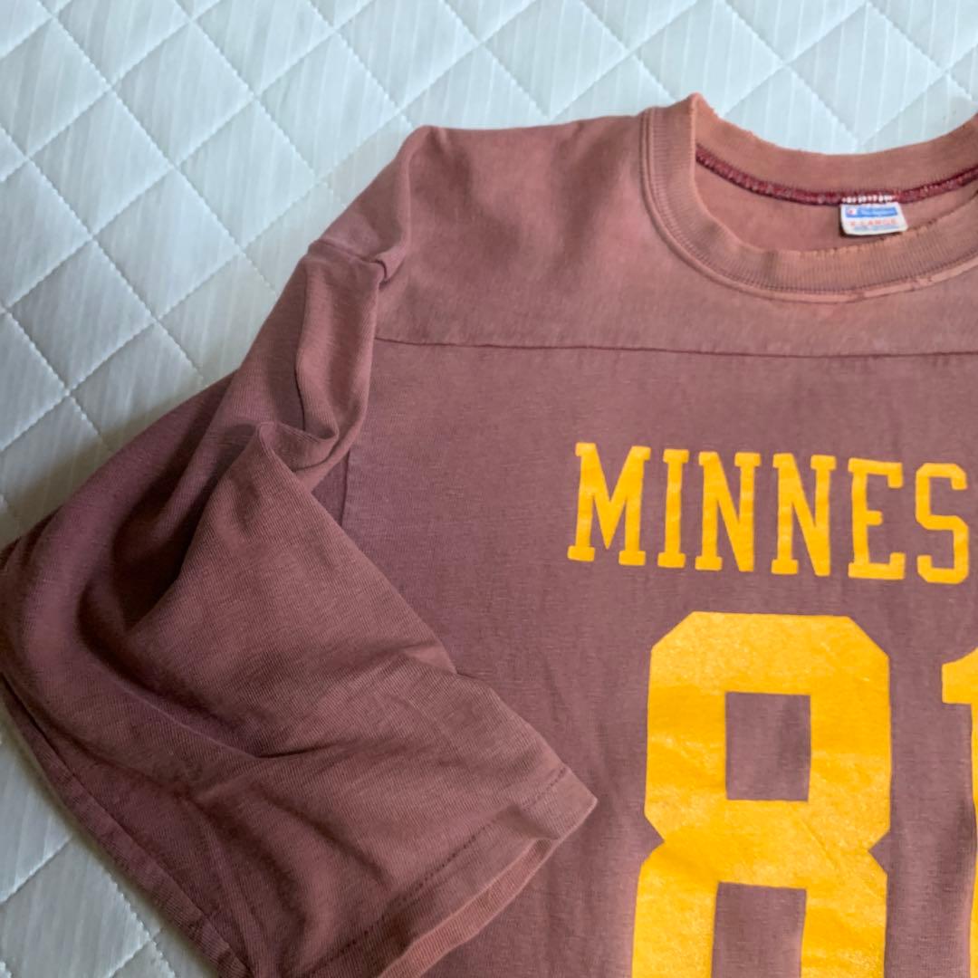 70s 80s champion フットボール　MINNESOTA XL