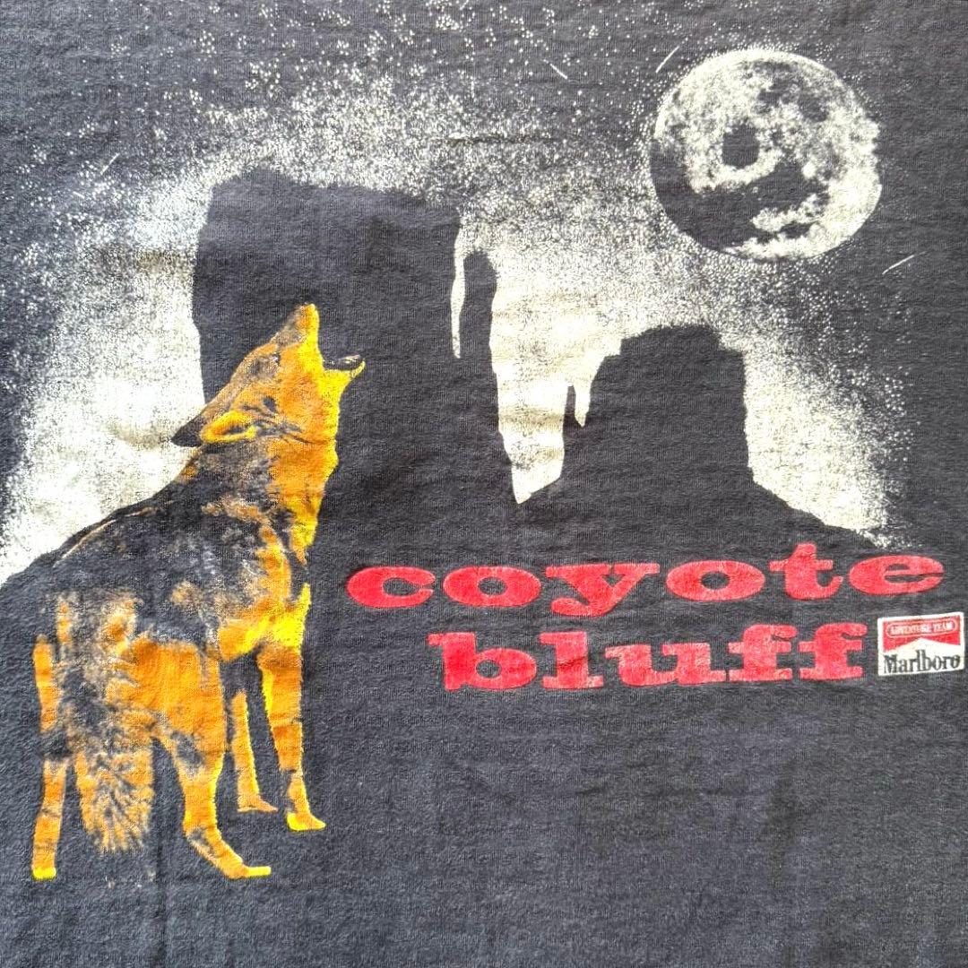 Marlboro　胸ポケTシャツ　コヨーテ　90sビンテージ　XLサイズ