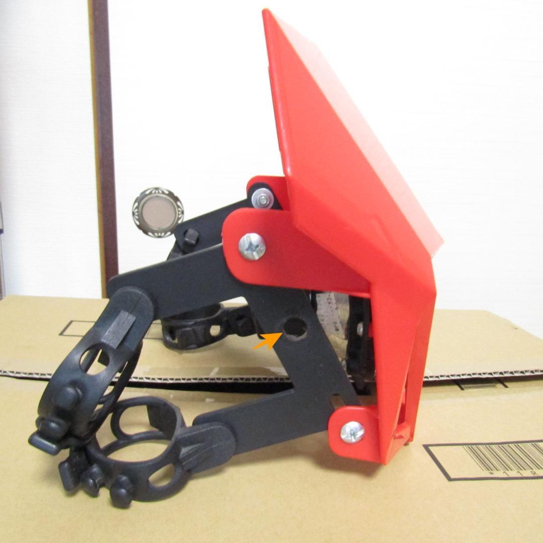 オフロードバイク用ヘッドライト レッド　POLISPORT