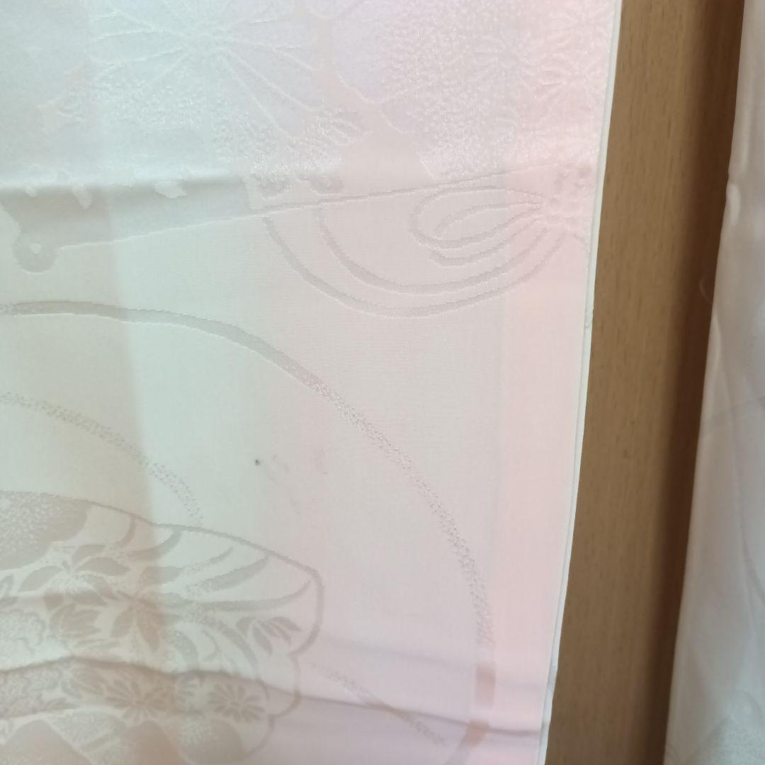 正絹　振袖　長襦袢　辻が花　朱　緑　黒　ラメ