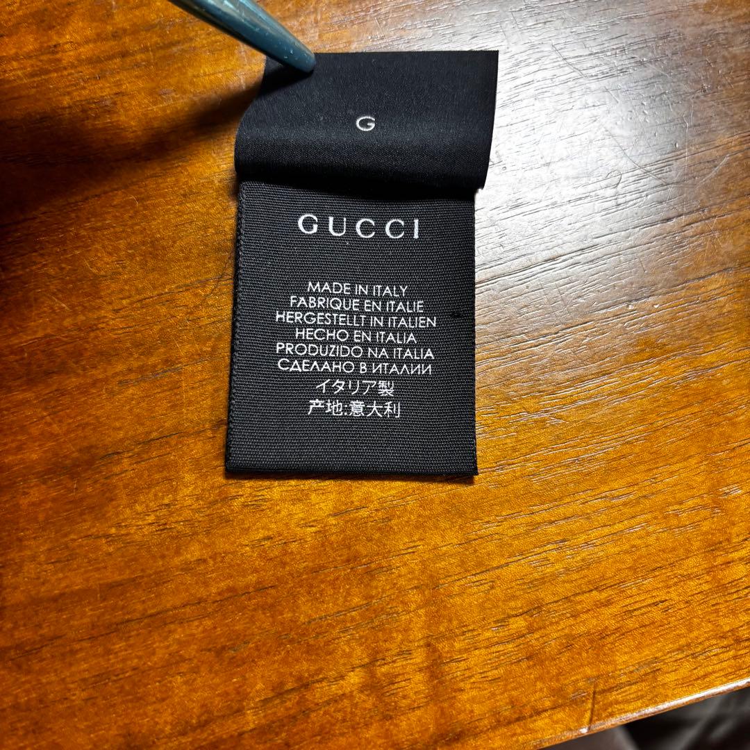 GUCCI ストール G Gネイビーブラウン