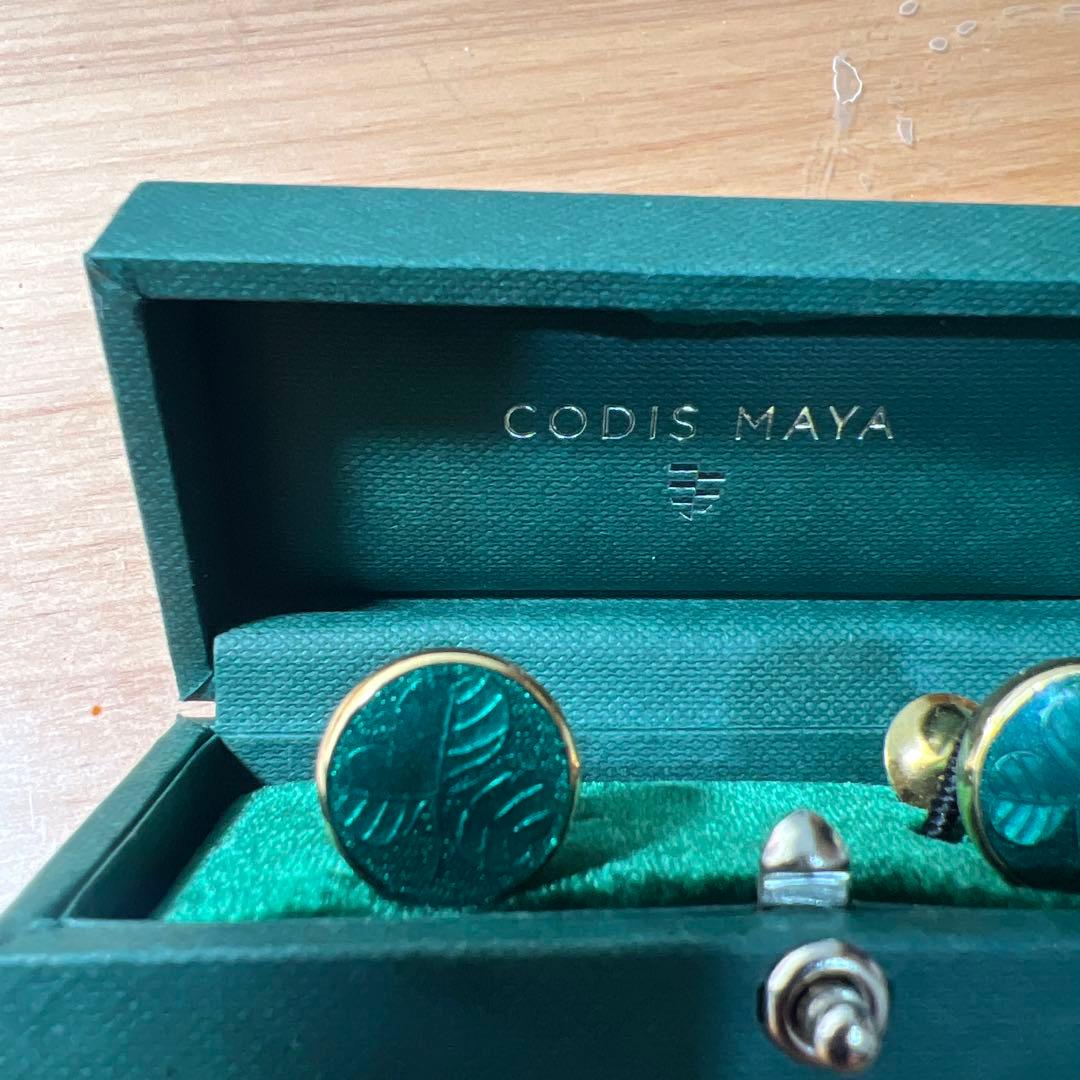 【最終値下げしました】CODIS MAYA クローバーカフスリンク