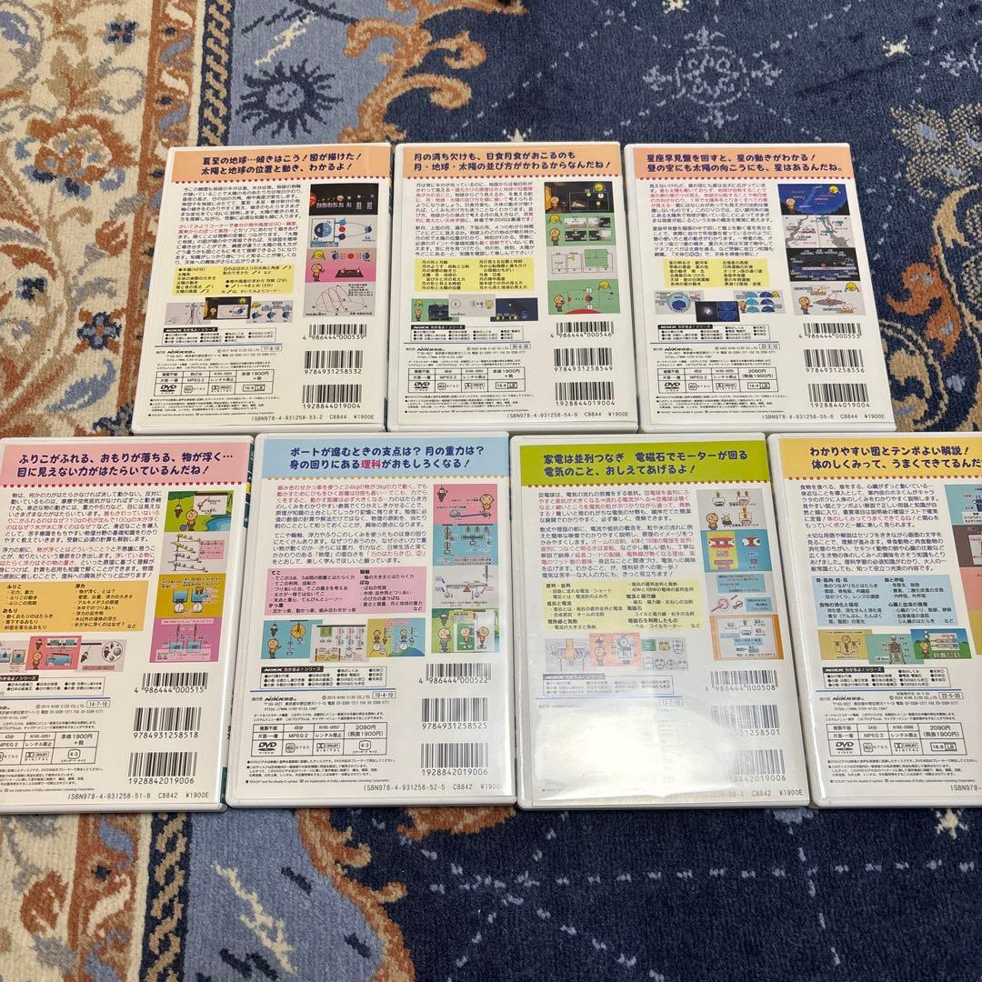 NiKKニック映像 わかるよ！シリーズ 小学生の理科 DVD7本セット