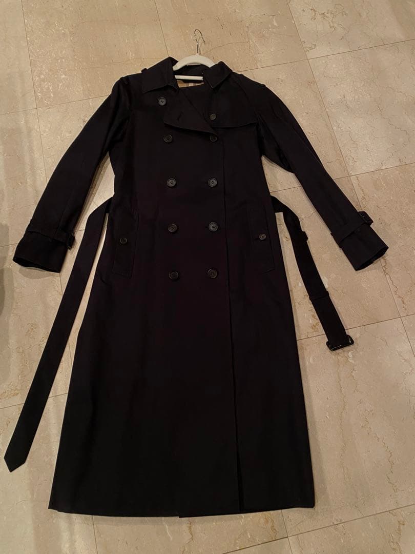 バーバリー　トレンチコート　ネイビー　38 BURBERRY