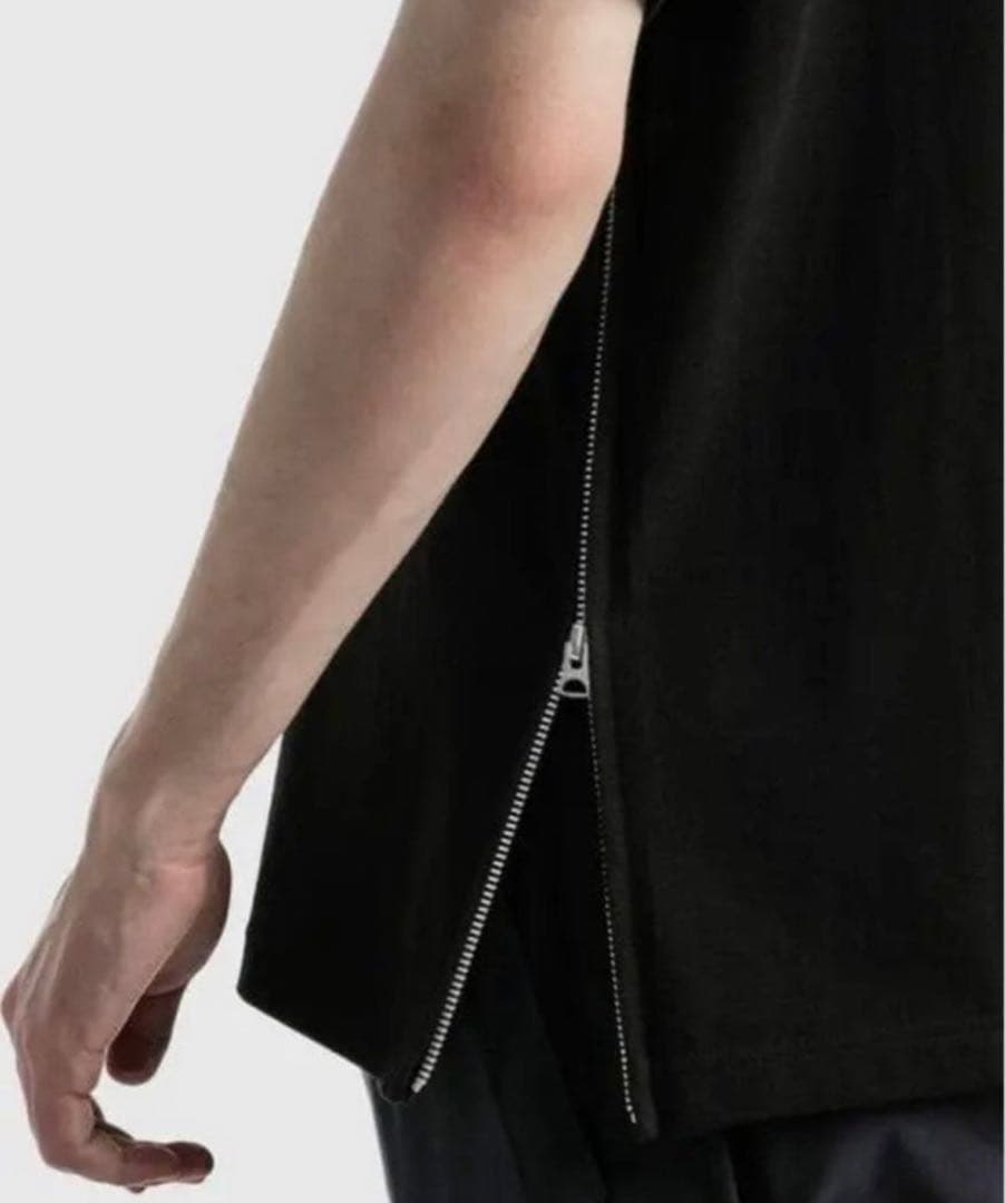 sacai サカイ　SIDE ZIP COTTON Tシャツ