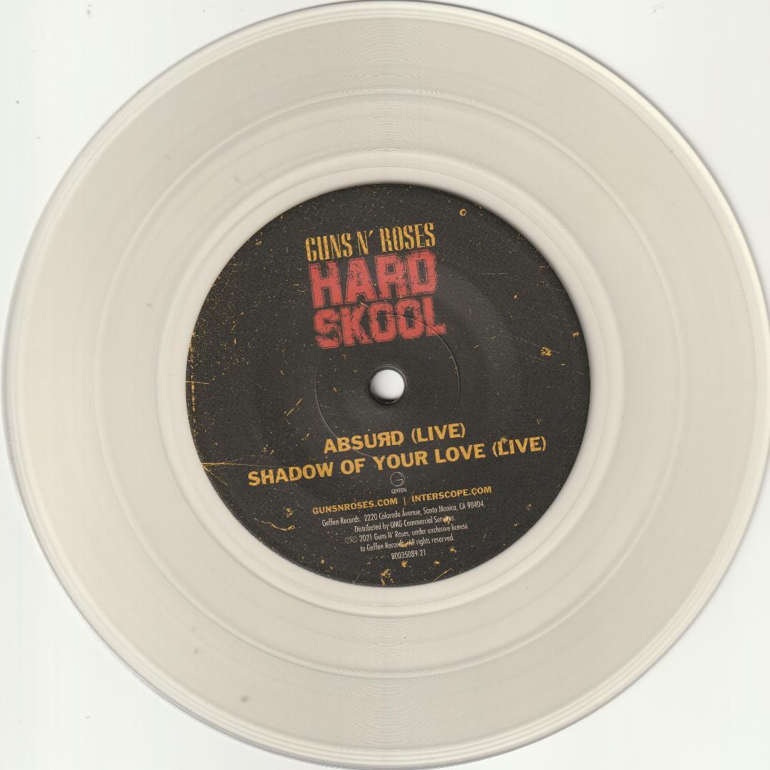 ガンズ・アンド・ローゼズ　Hard Skool　限定版 7” レコード