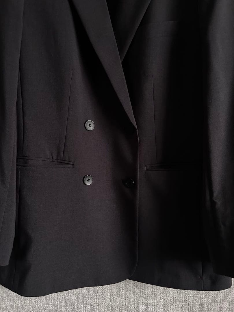 【UNIQLO C】感動ダブルジャケットリラックスフィットSダブルテーラード