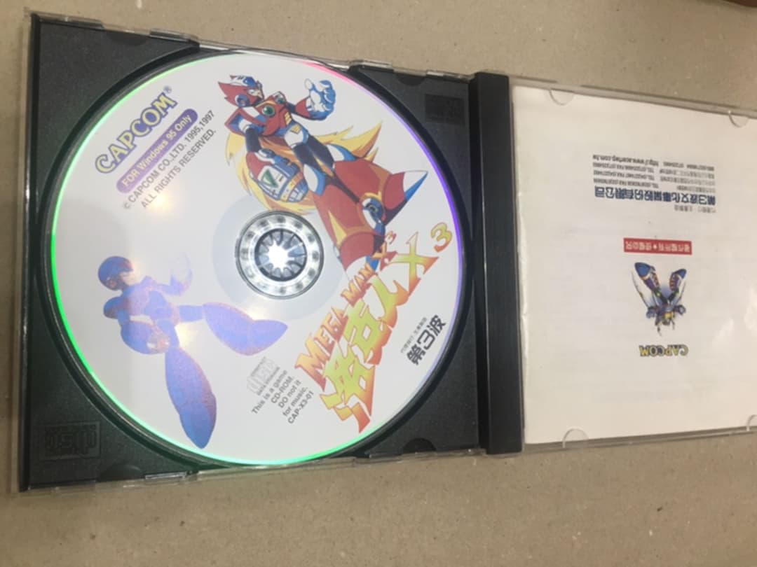 ロックマンX3 台湾版 正規品 超レア Windows