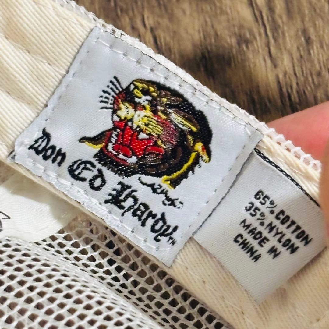 Y2K ed hardy エドハーディ メッシュキャップ 鷹 スタッズ スター
