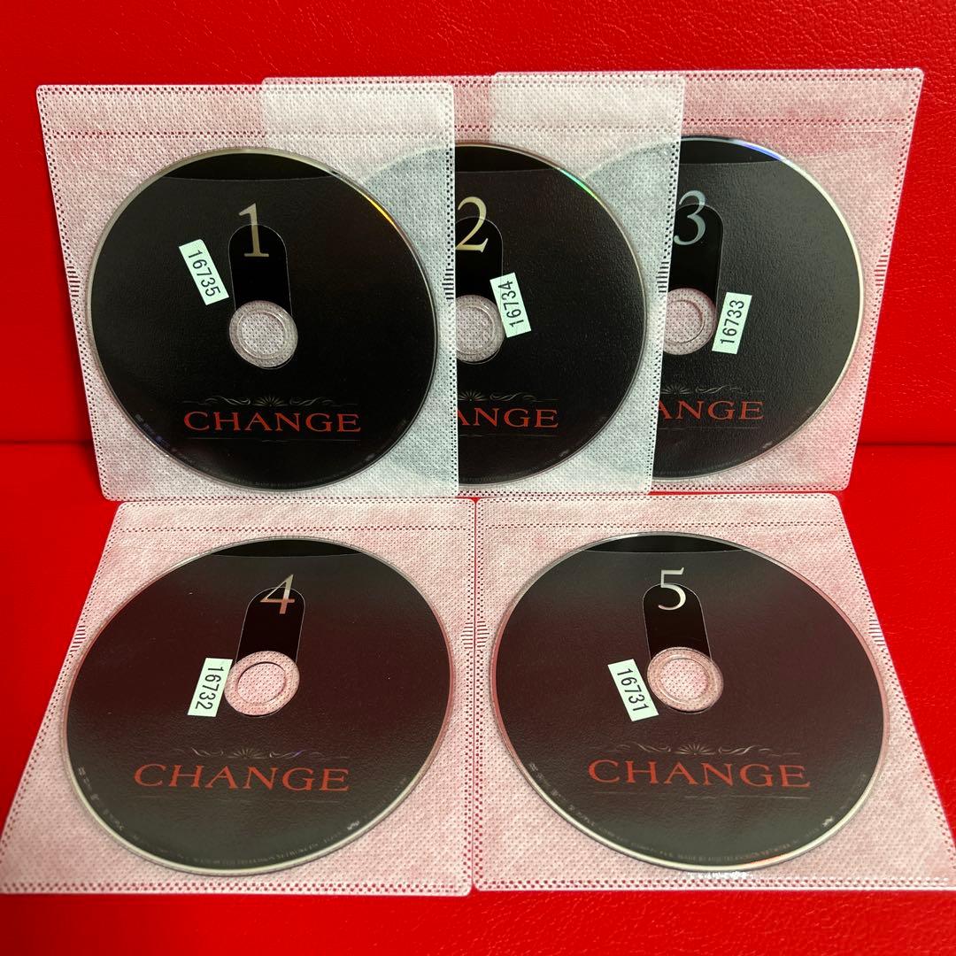 CHANGE　DVD　全巻セット　1巻〜5巻　全5巻　木村拓哉