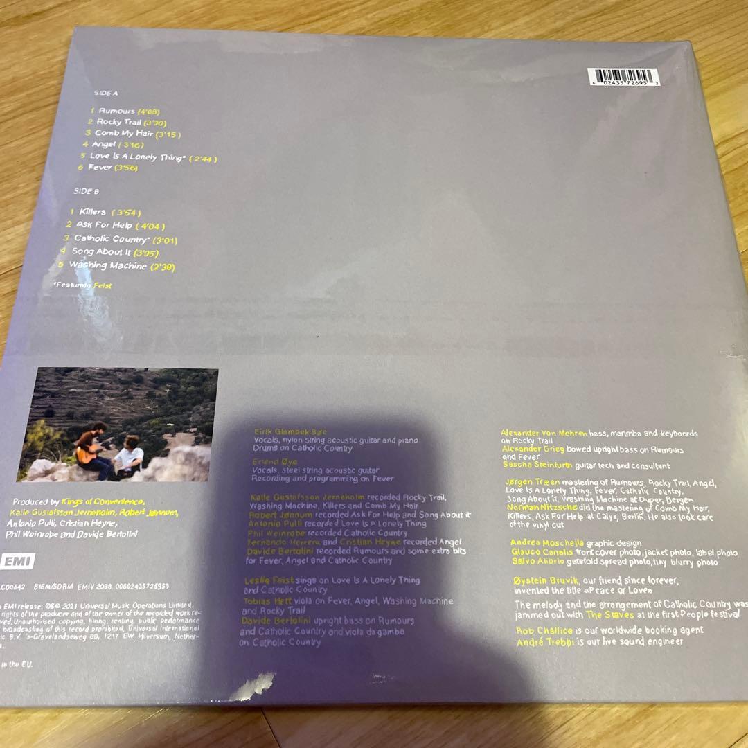 洋楽 Kings Of Convenience/Peace Or Love feist
