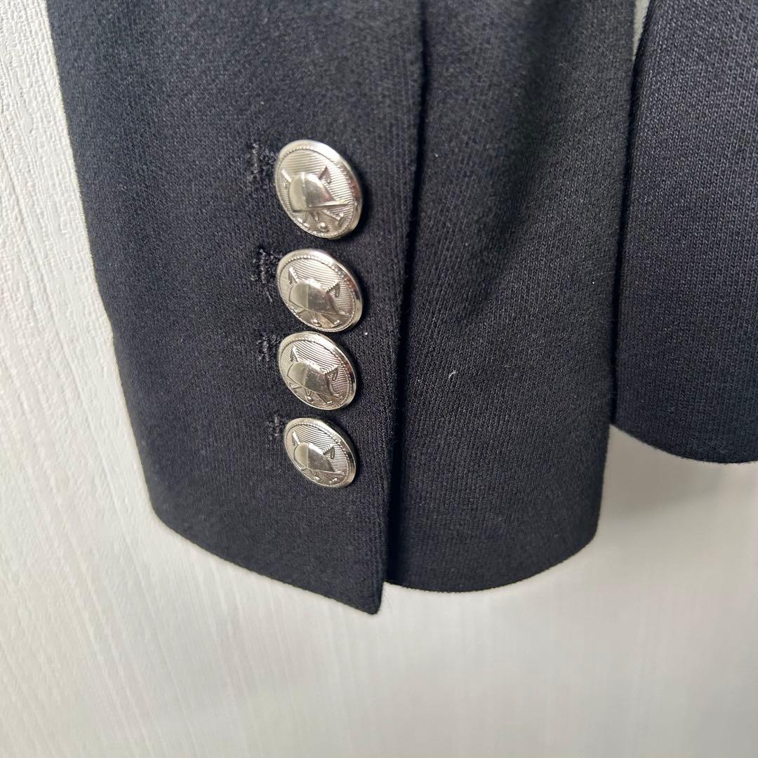 美品 POLO RALPHLAUREN テーラードジャケット ブラック ニット