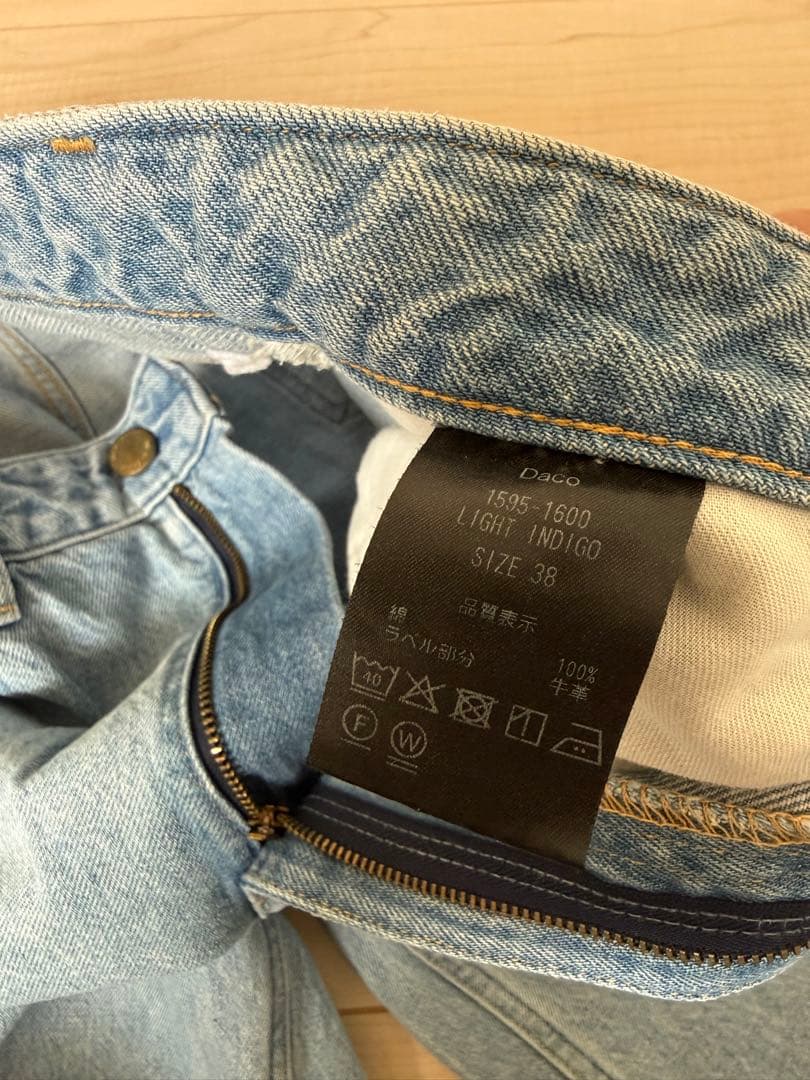 パンツ shishikui Daco / LIGHT INDIGO 38