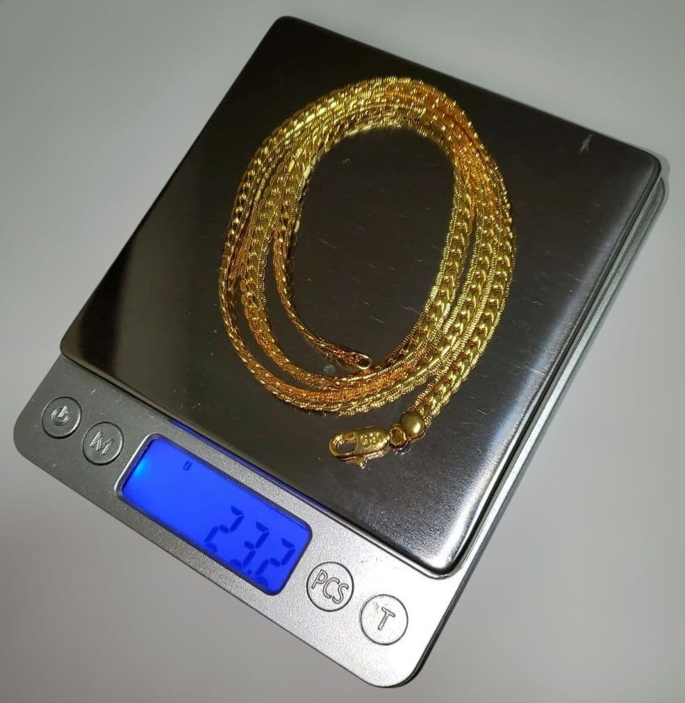 a*d様 『ヴィンテージ 18K(刻印有り)ゴールドネックレス・骨董品( 約23