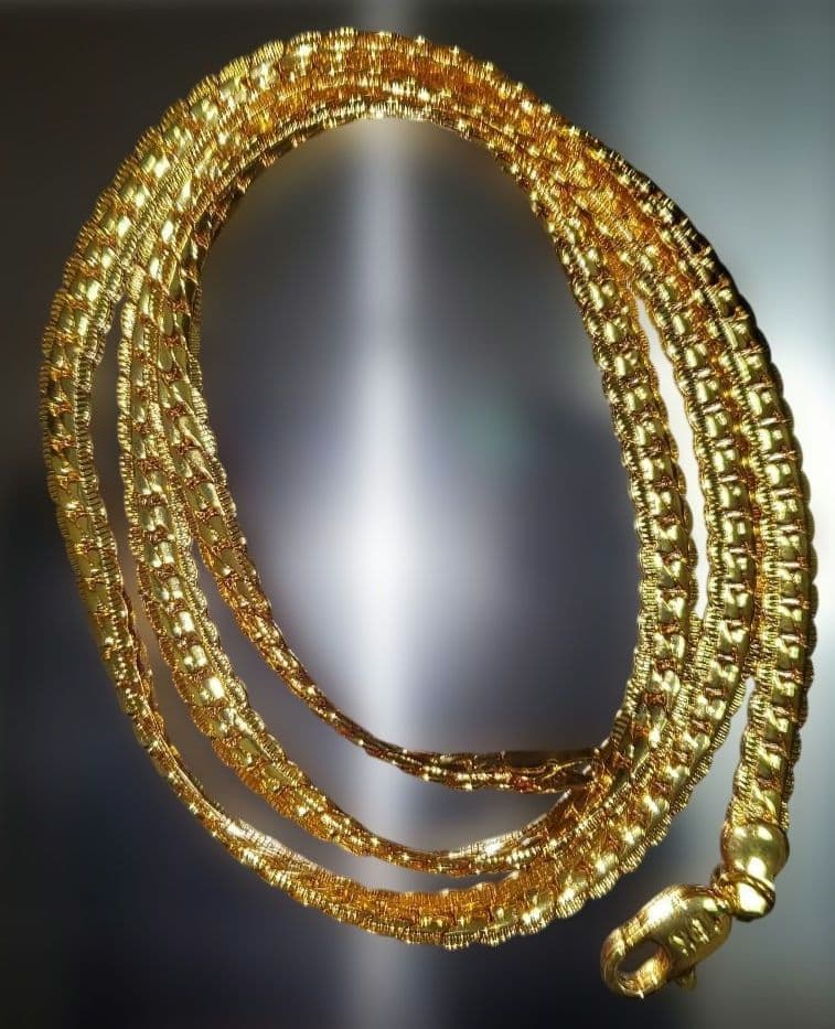 a*d様 『ヴィンテージ 18K(刻印有り)ゴールドネックレス・骨董品( 約23